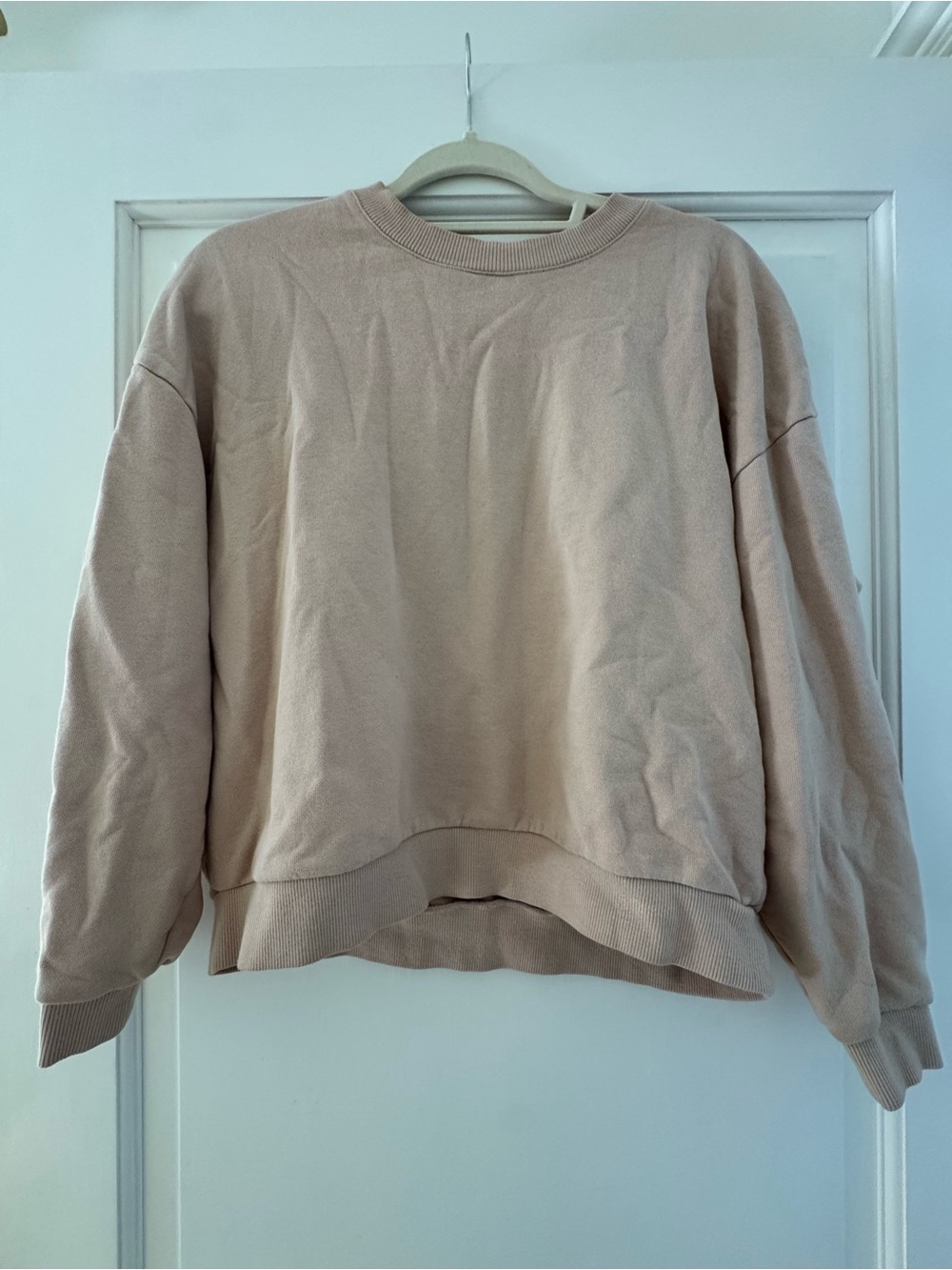 Madewell Miles Soft Crewneck Sweater - Light Pink